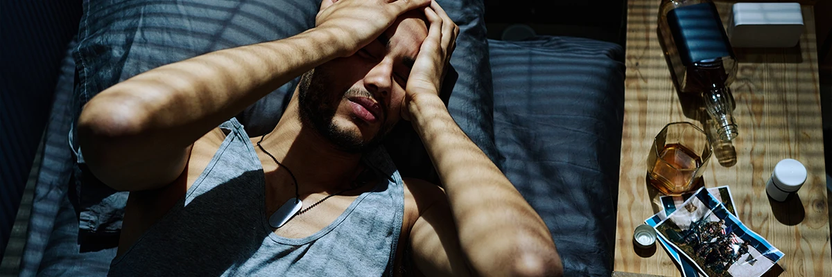 military veteran suffering from PTSD