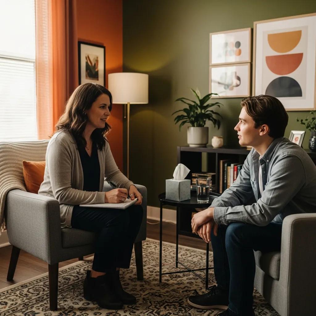 Individual counseling session for depression therapy options in Humble, Texas