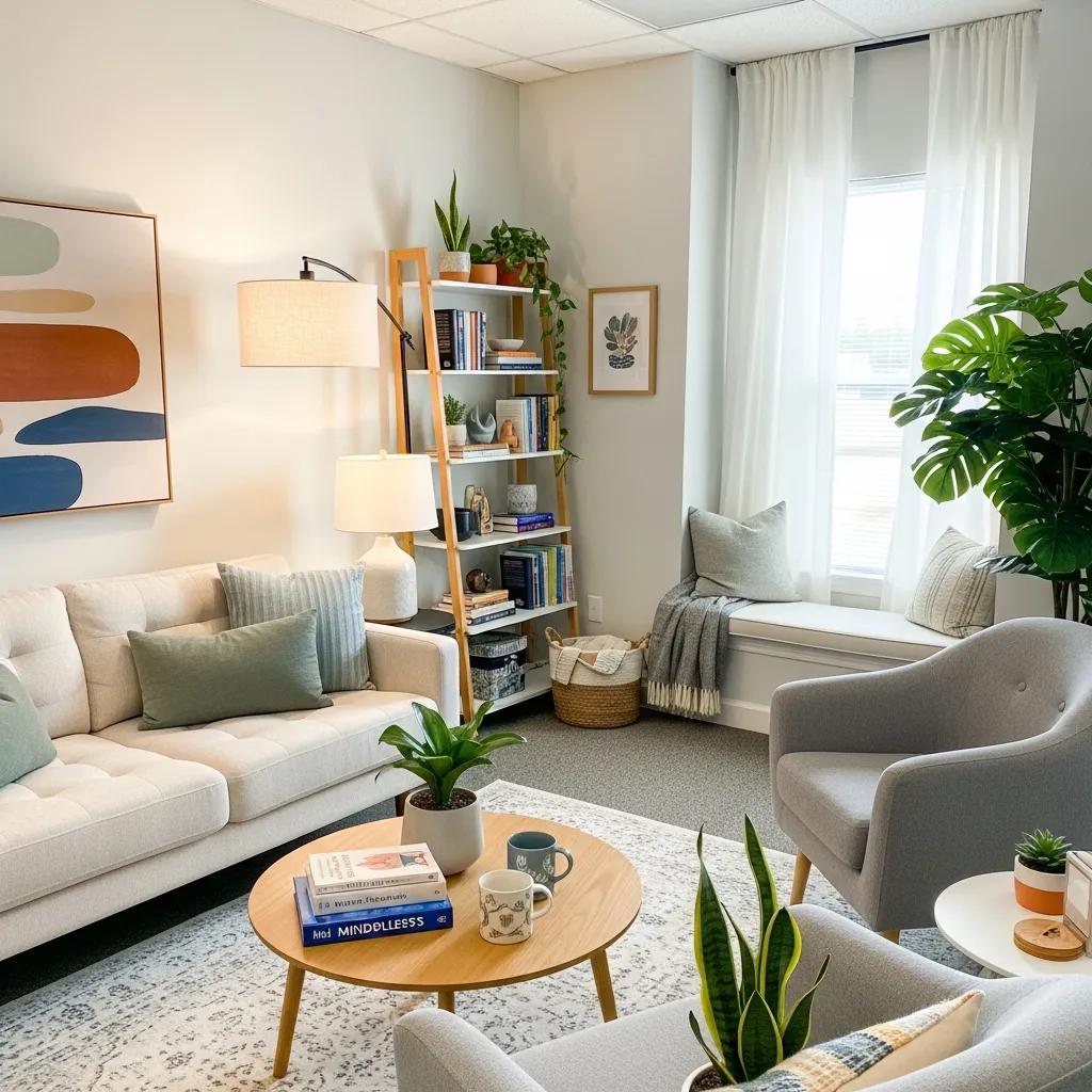 Welcoming counseling office environment for mental health services in Humble, Texas